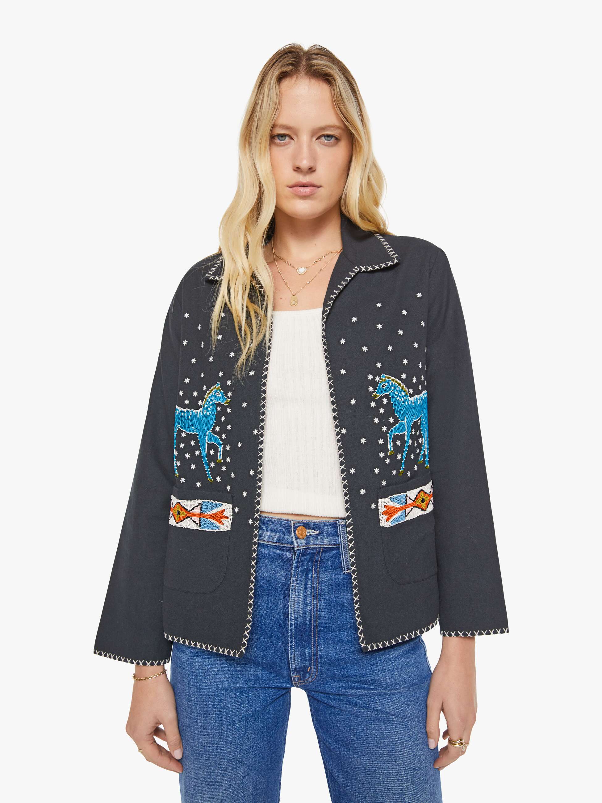 Brands Alix of Bohemia Francis Jacket | Mother Denim FETE MARE