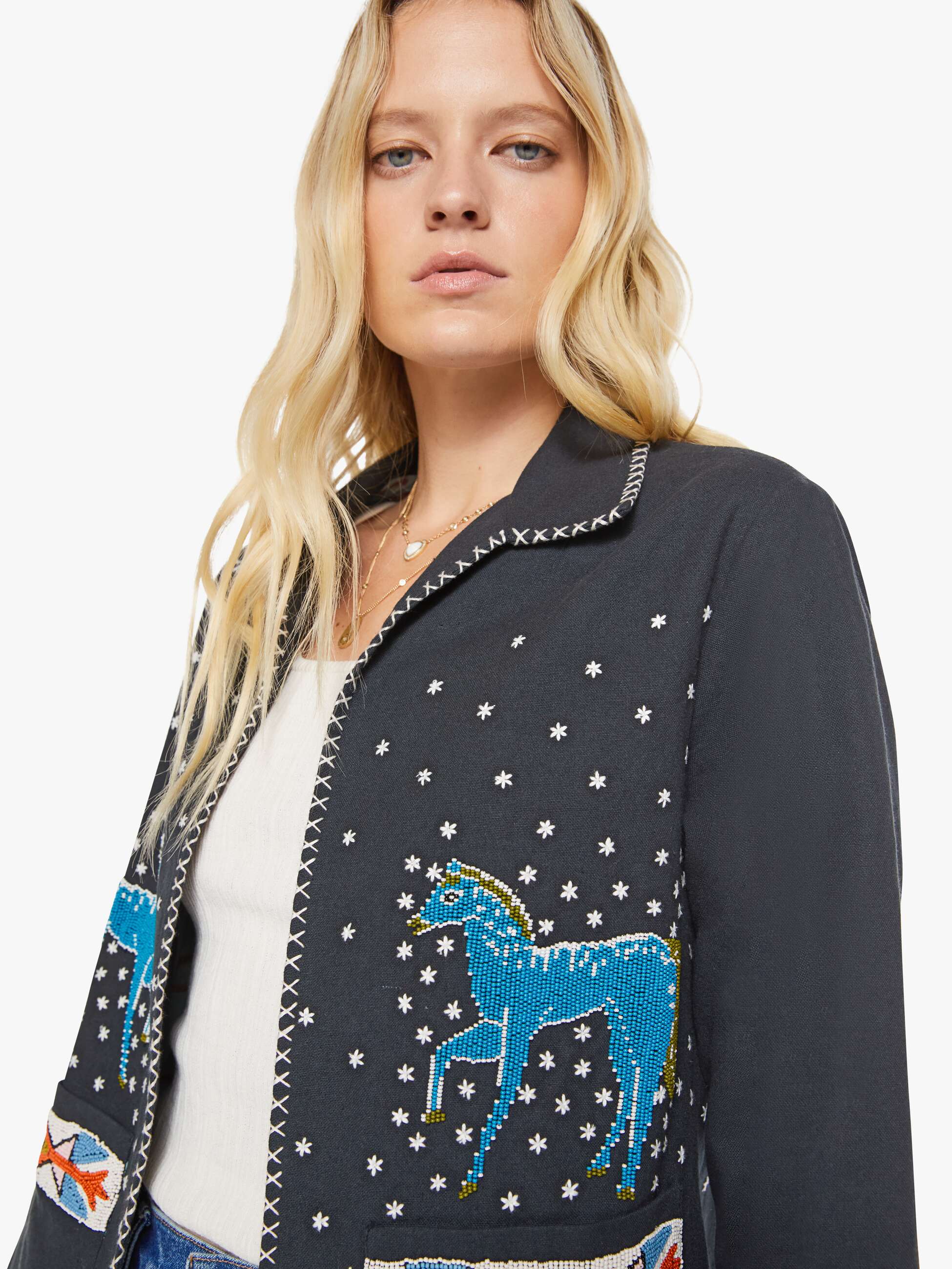 Brands Alix of Bohemia Francis Jacket | Mother Denim FETE MARE