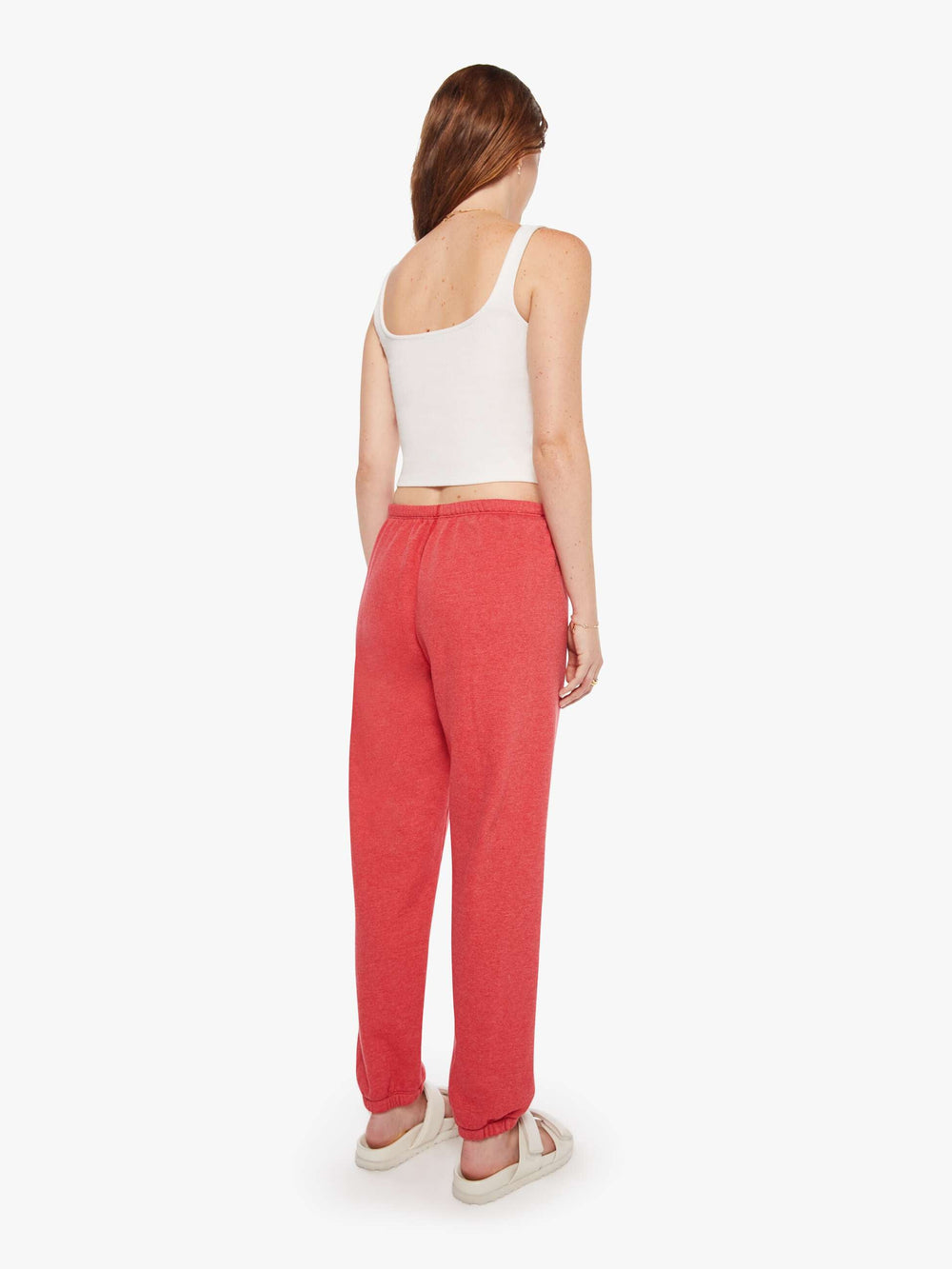 Brands SPRWMN Heart Sweatpant | Mother Denim Red