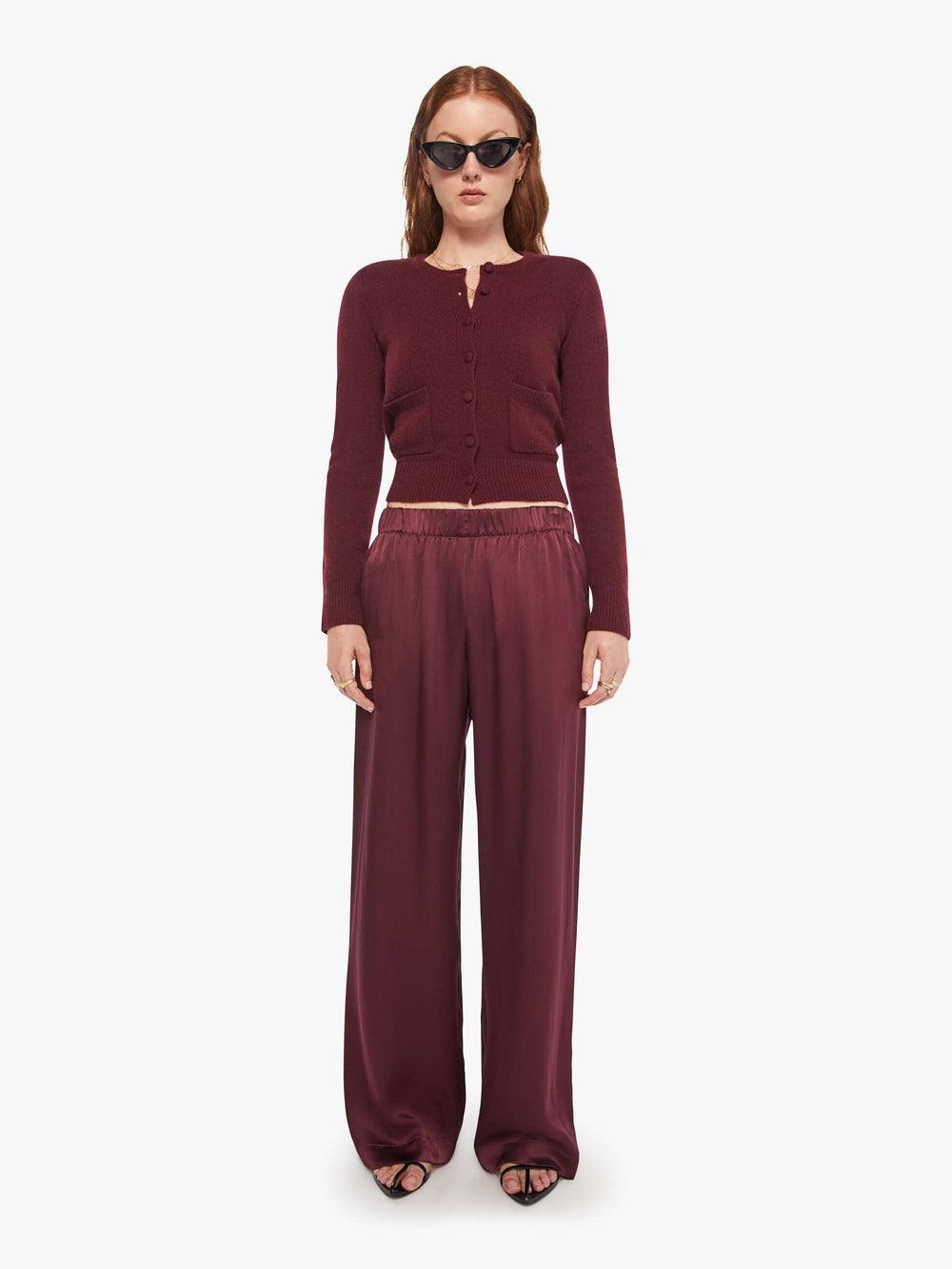 Brands SABLYN Brynn Pant | Mother Denim BORDEAUX