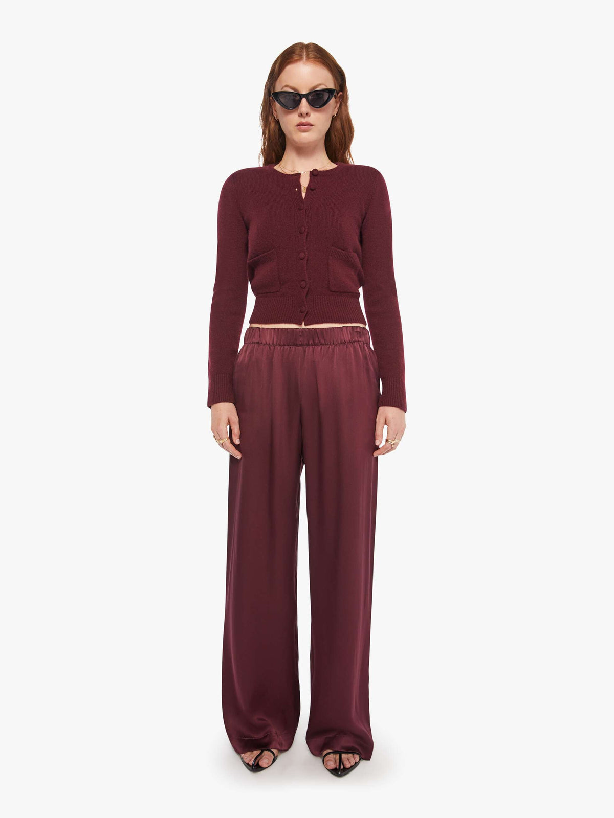 Brands SABLYN Brynn Pant | Mother Denim BORDEAUX