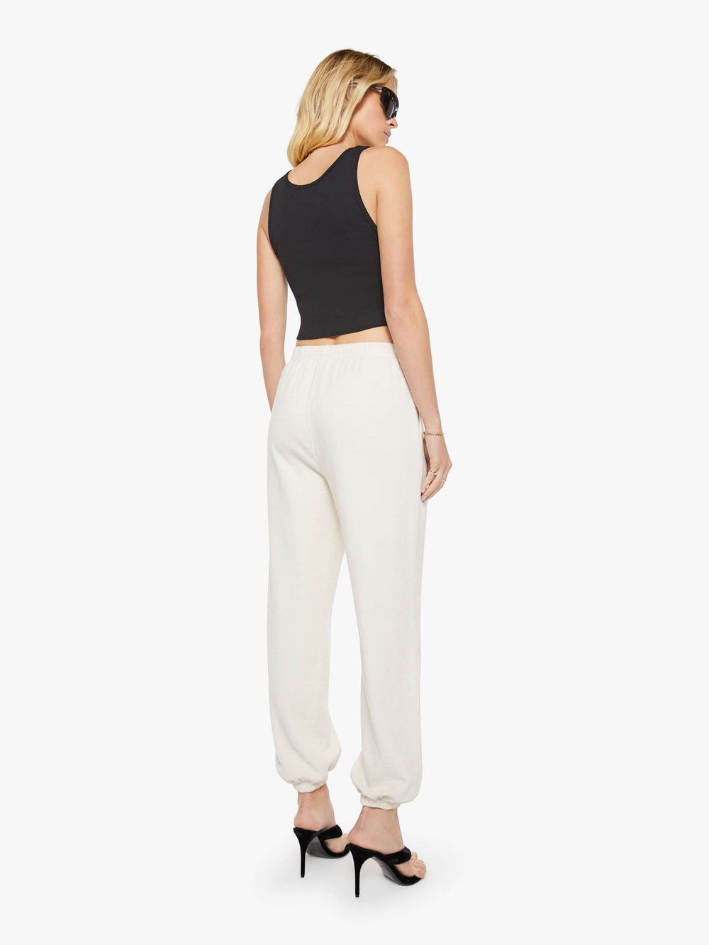 Brands Eterne Boyfriend Pocket Sweatpant | Mother Denim White (Natural)