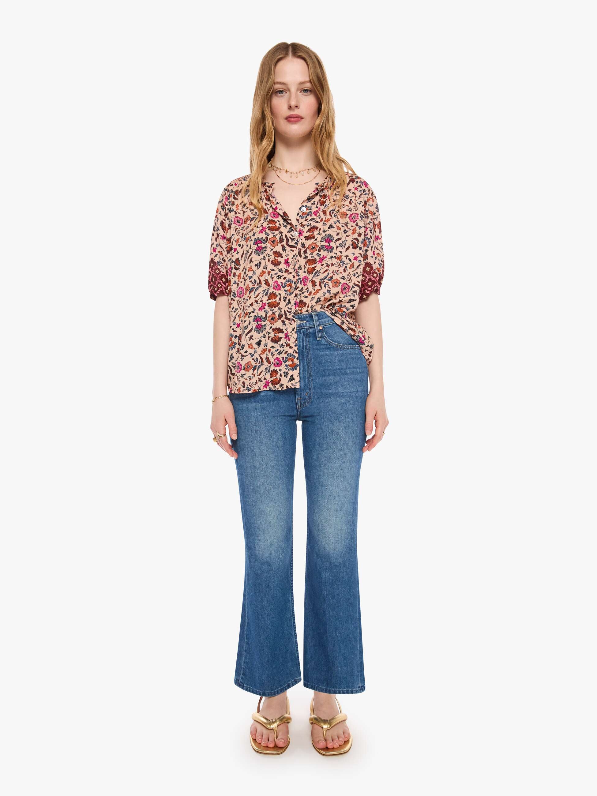 Brands Natalie Martin Violet Top | Mother Denim WILDFLOWER SPICE