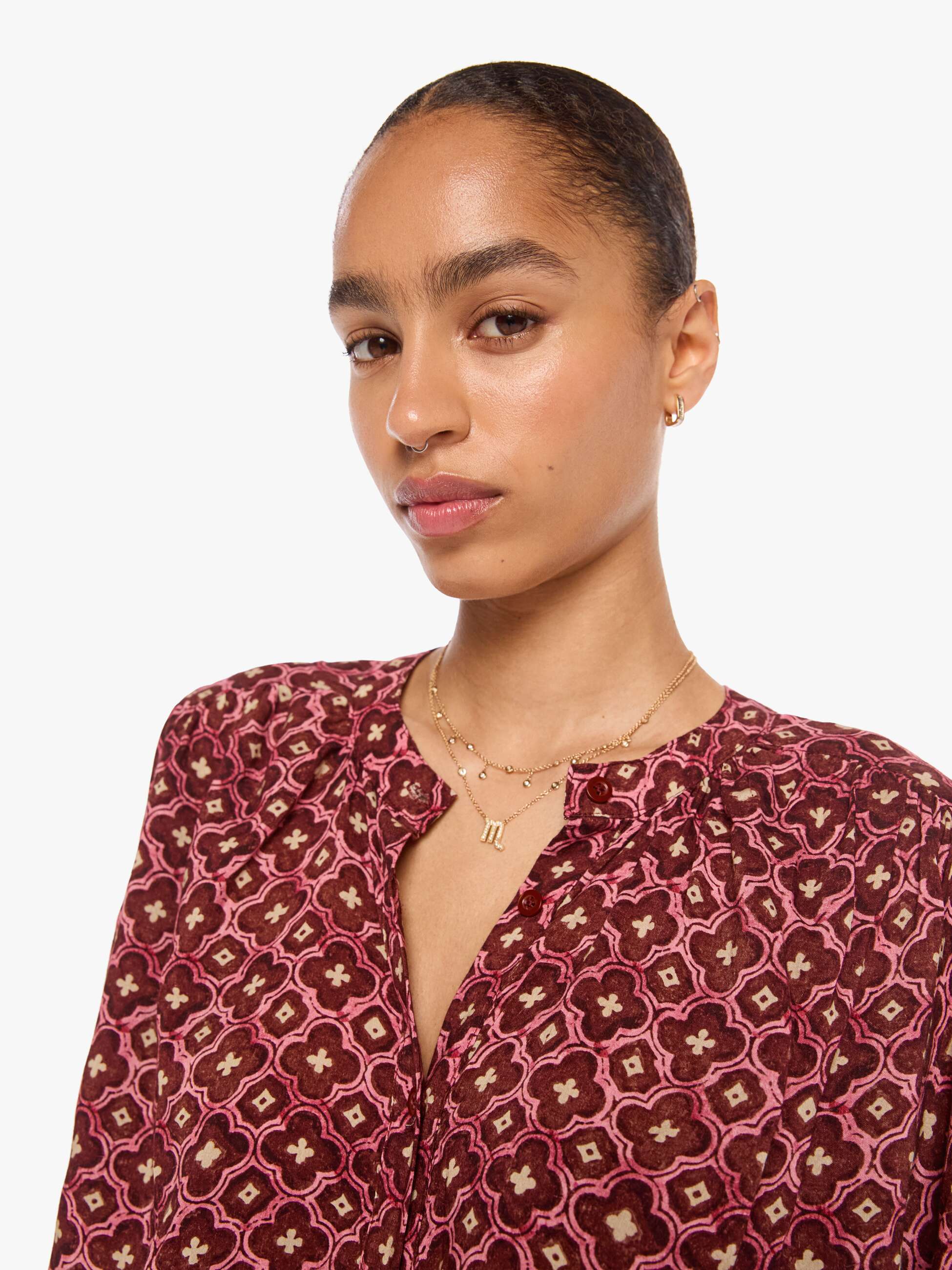 Brands Natalie Martin Tolan Shirt | Mother Denim MOSAIC SPICE
