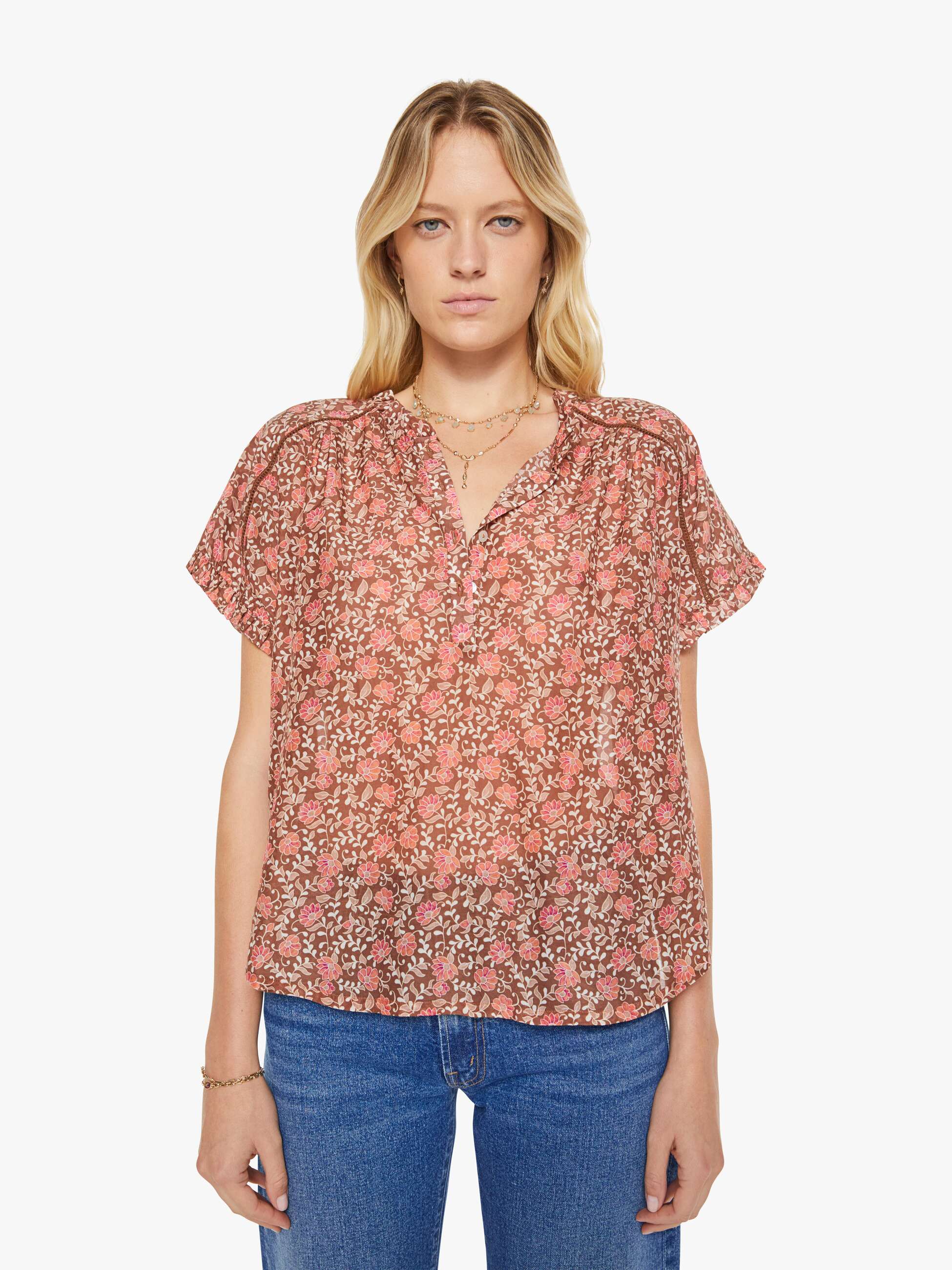 Brands XiRENA Baylee Top | Mother Denim SIENNA PETALS