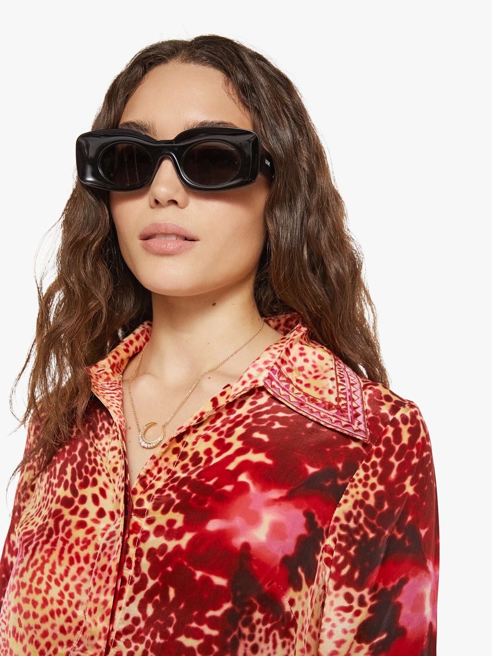 Brands Maria Cher Aiden Shirt | Mother Denim WILD PINK
