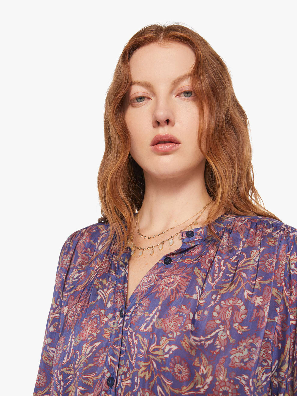 Brands Natalie Martin Tolan Shirt | Mother Denim ARTICHOKE MARINER