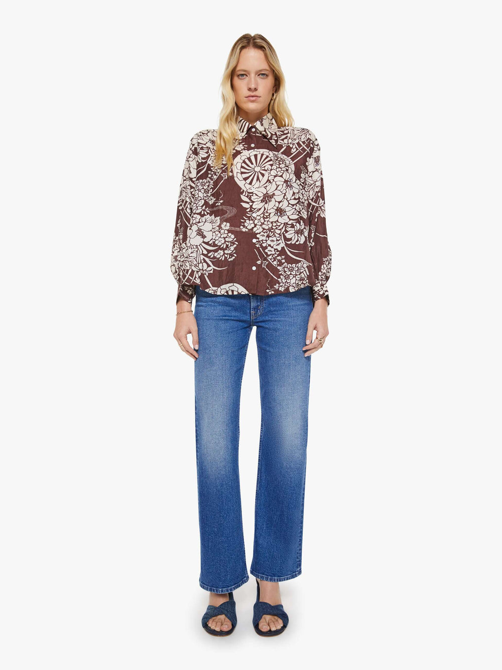 Brands Alix of Bohemia Emery Shirt | Mother Denim AUBURN SPOKE