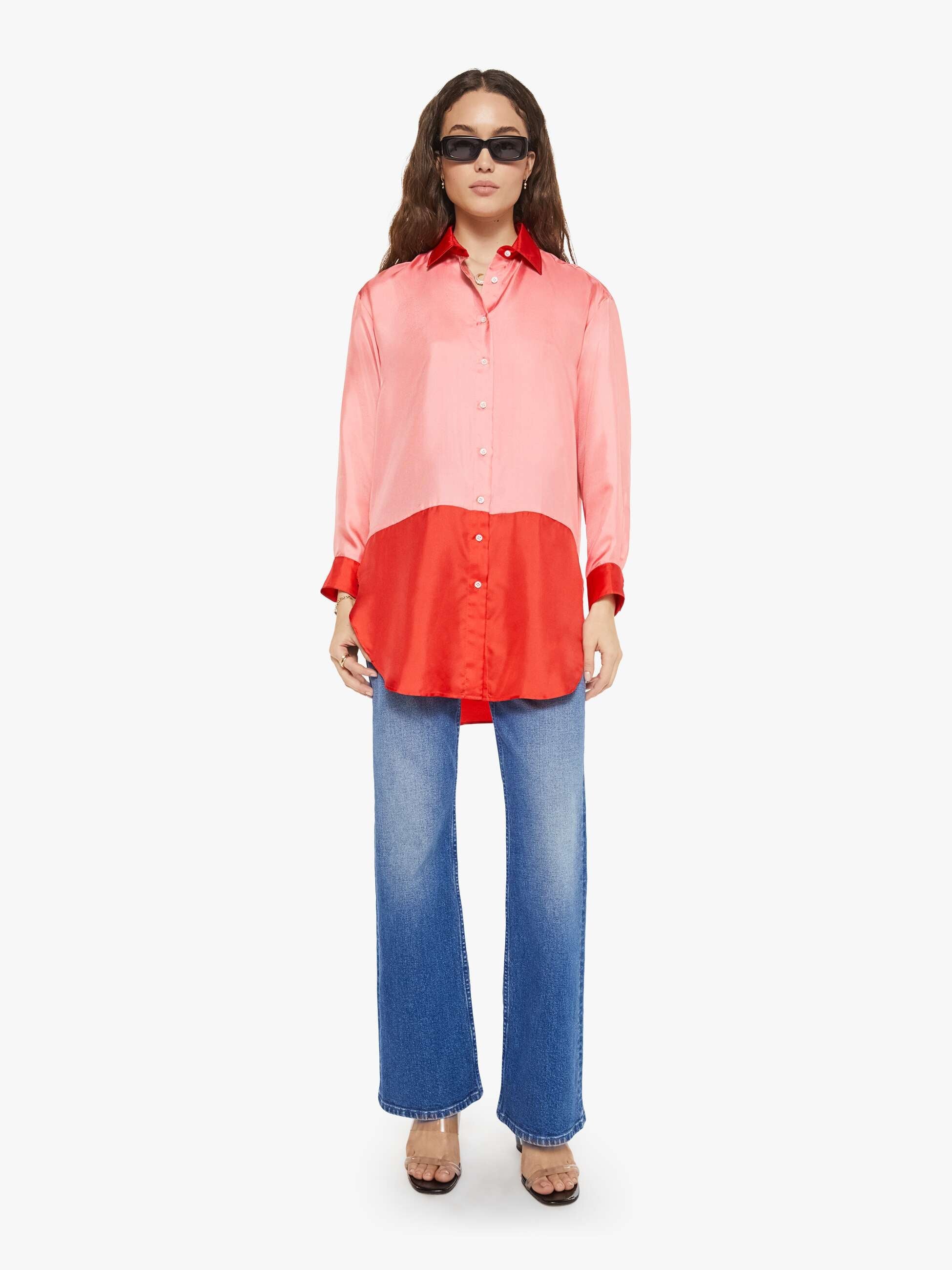 Brands La Prestic Ouiston Liquette Top | Mother Denim ROSE MIX