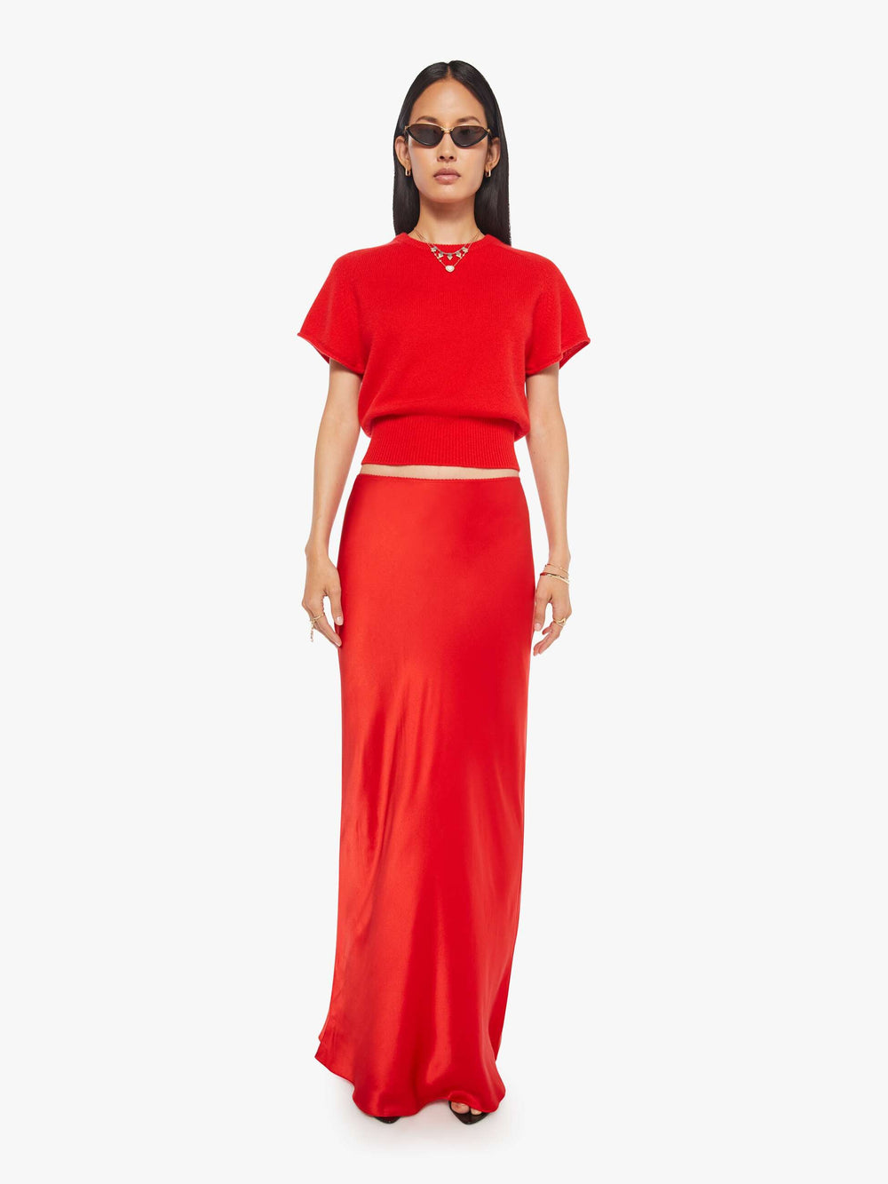 Brands SABLYN Grace Skirt | Mother Denim SCARLET