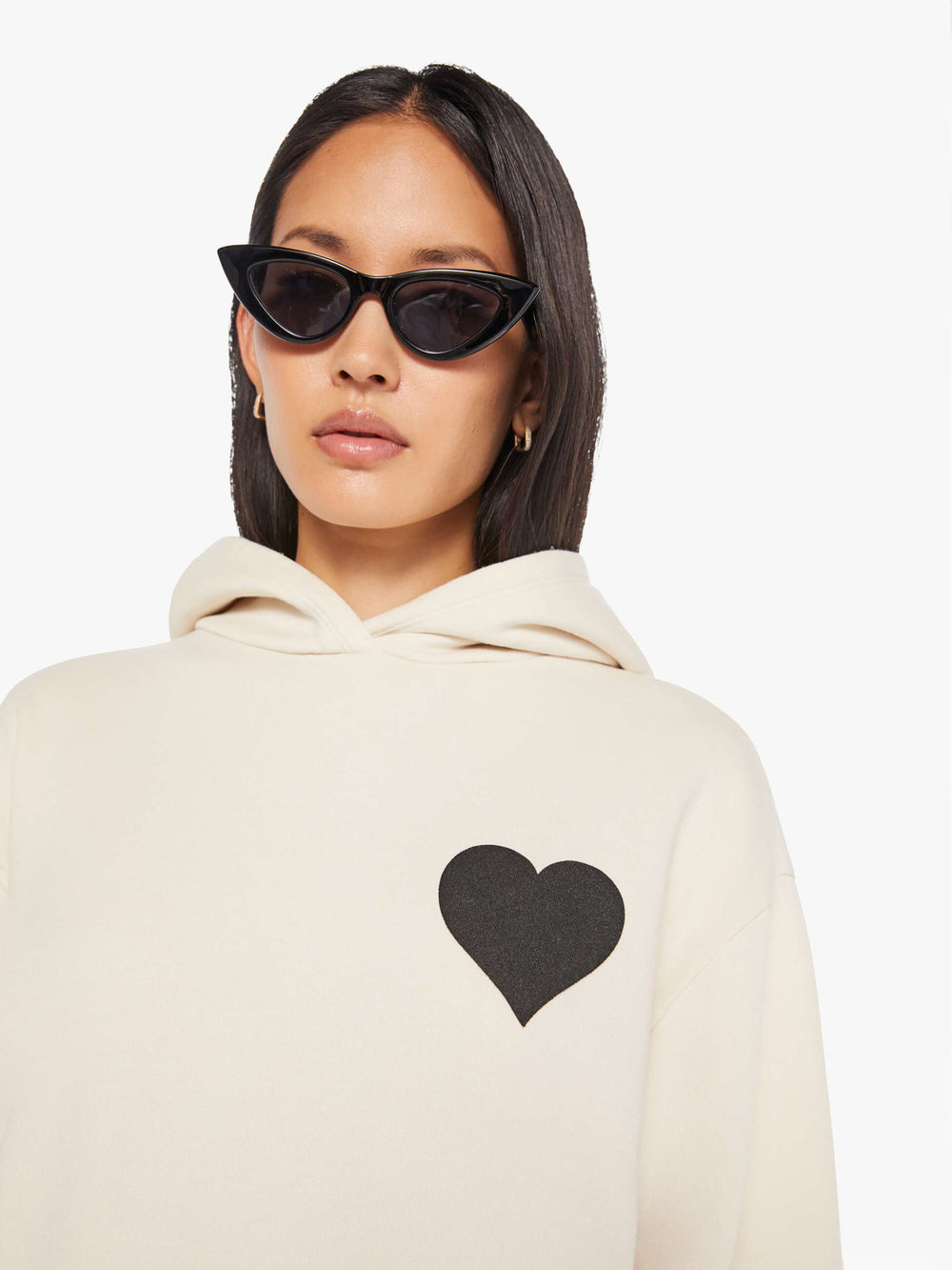 Brands SPRWMN Heart Hoodie | Mother Denim Natural