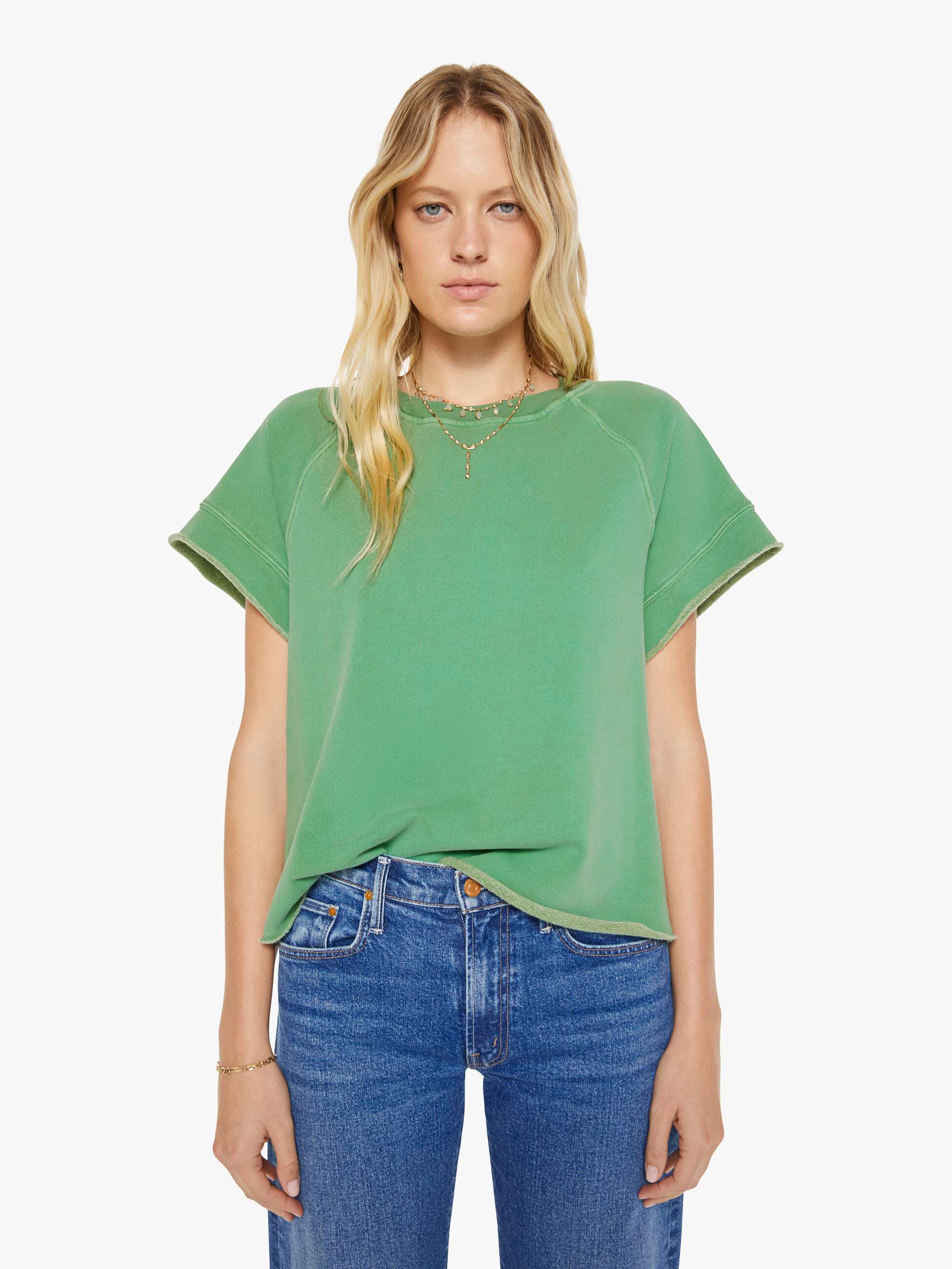 Brands XiRENA Callie Sweatshirt | Mother Denim ALOE GREEN