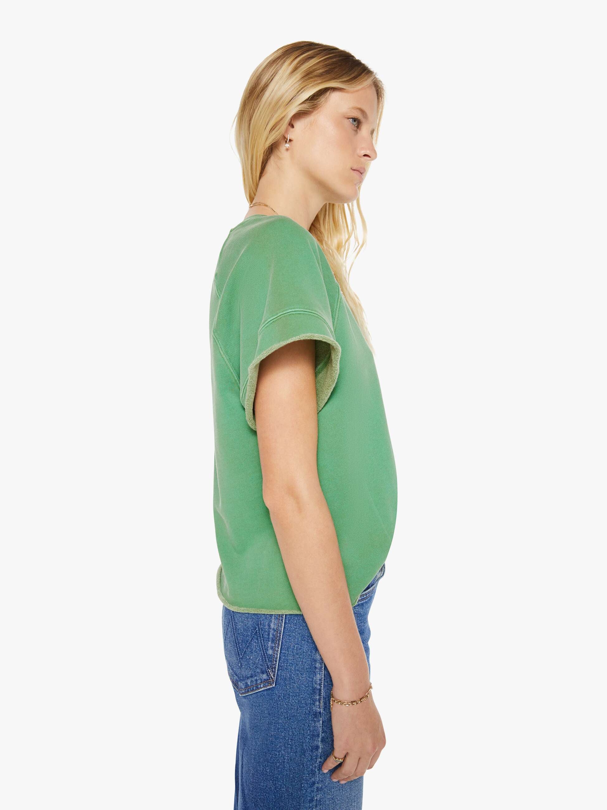 Brands XiRENA Callie Sweatshirt | Mother Denim ALOE GREEN
