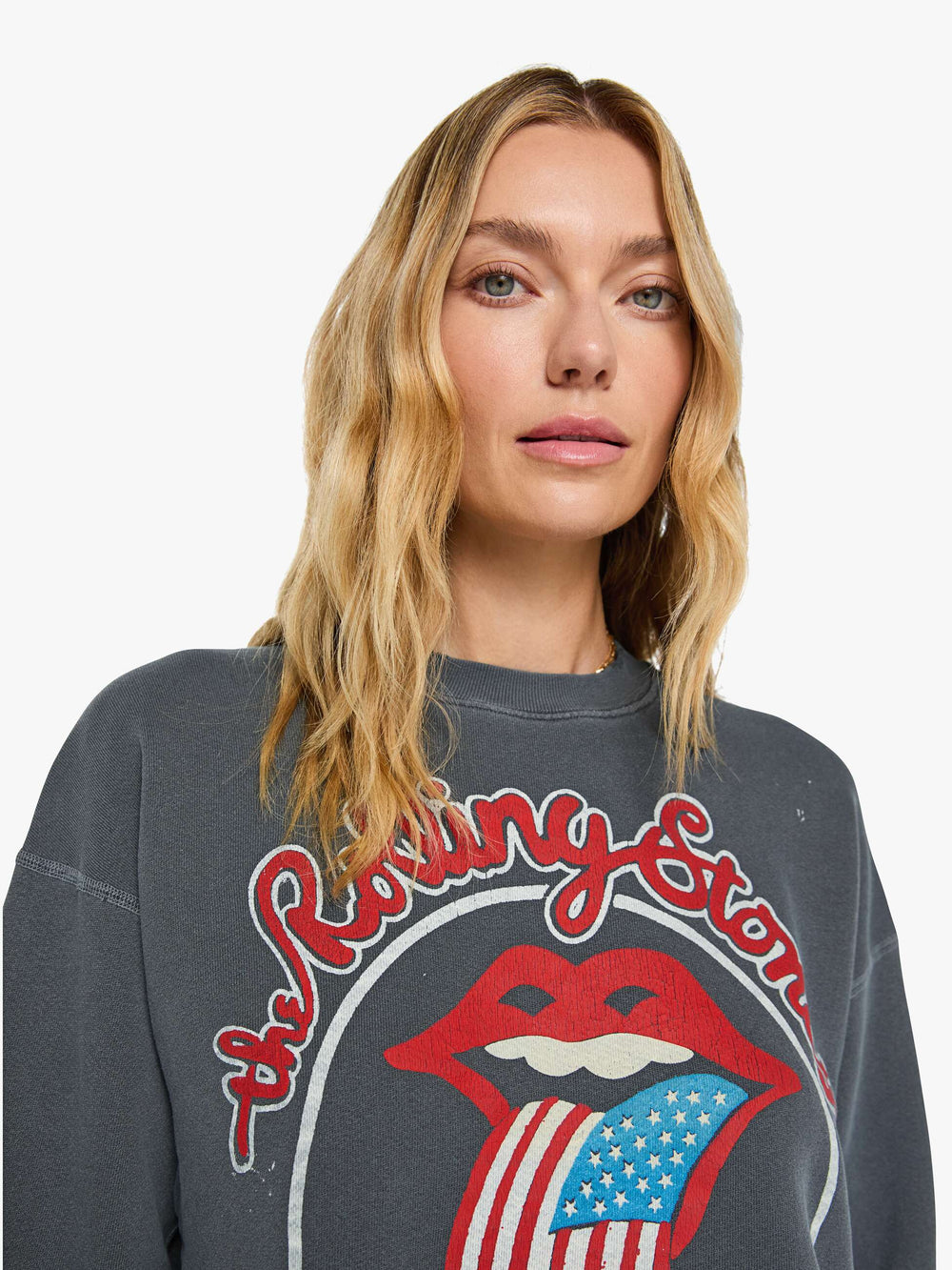Brands MadeWorn Rolling Stones Sweatshirt | Mother Denim DUSK