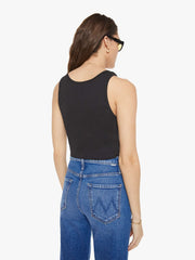 Brands Eterne Cropped Scoop Neck Tank | Mother Denim Black