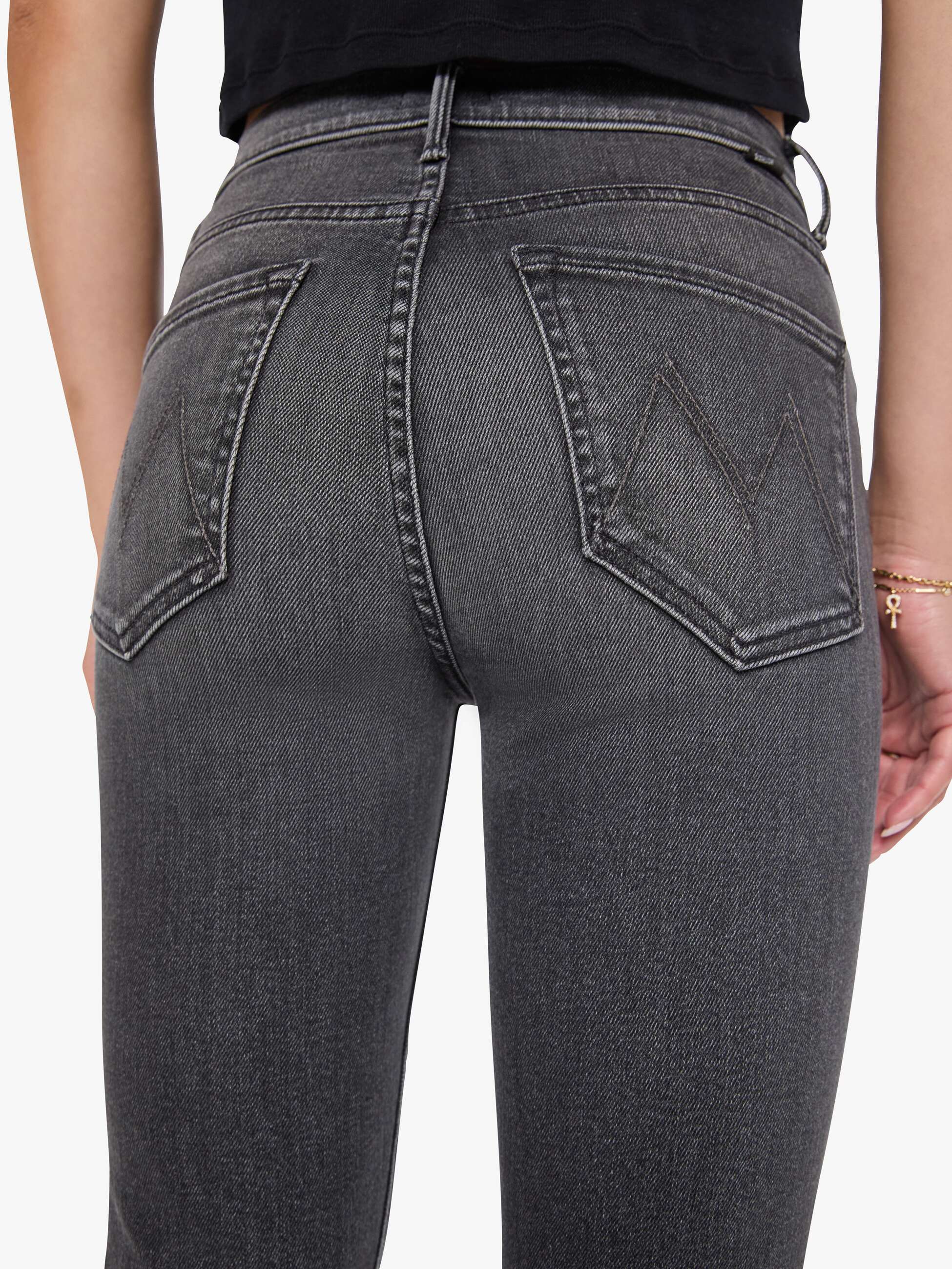 Brands MadeWorn Run DMC Tee | Mother Denim Black (Charcoal)