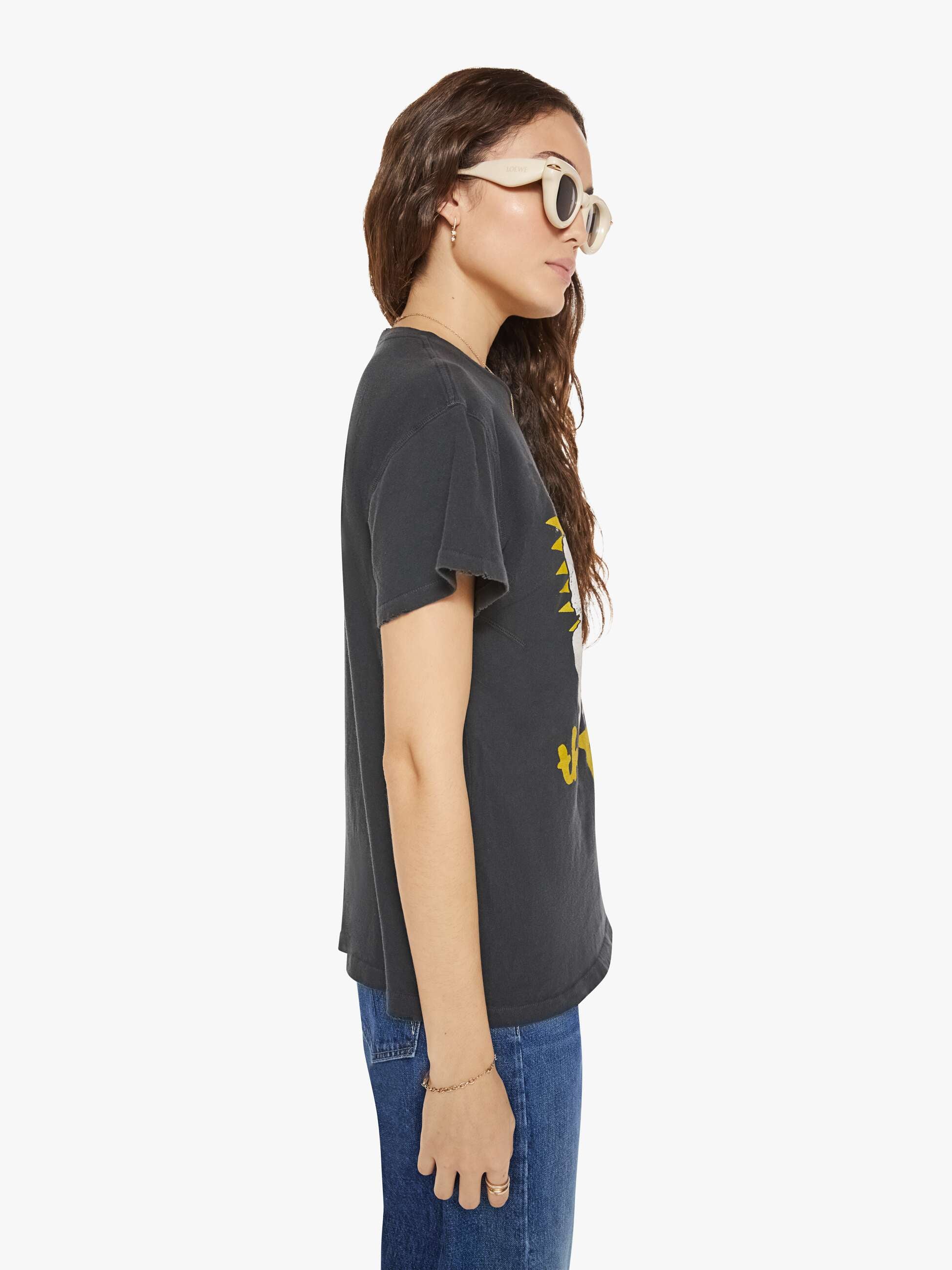 Brands MadeWorn B52S Tee | Mother Denim Black (Charcoal)