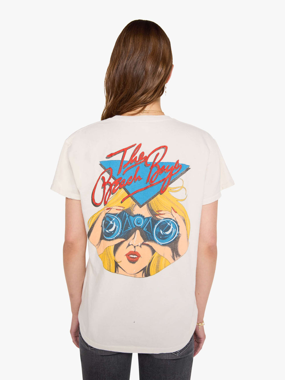 Brands MadeWorn The Beach Boys Tees | Mother Denim White (Natural)