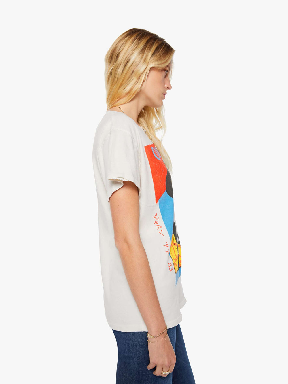 Brands MadeWorn Culture Club Tee | Mother Denim White (Natural)