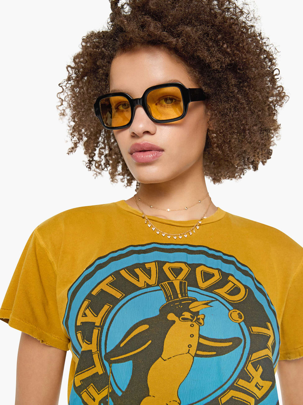 Brands MadeWorn Fleetwood Mac Tee | Mother Denim MUSTARD