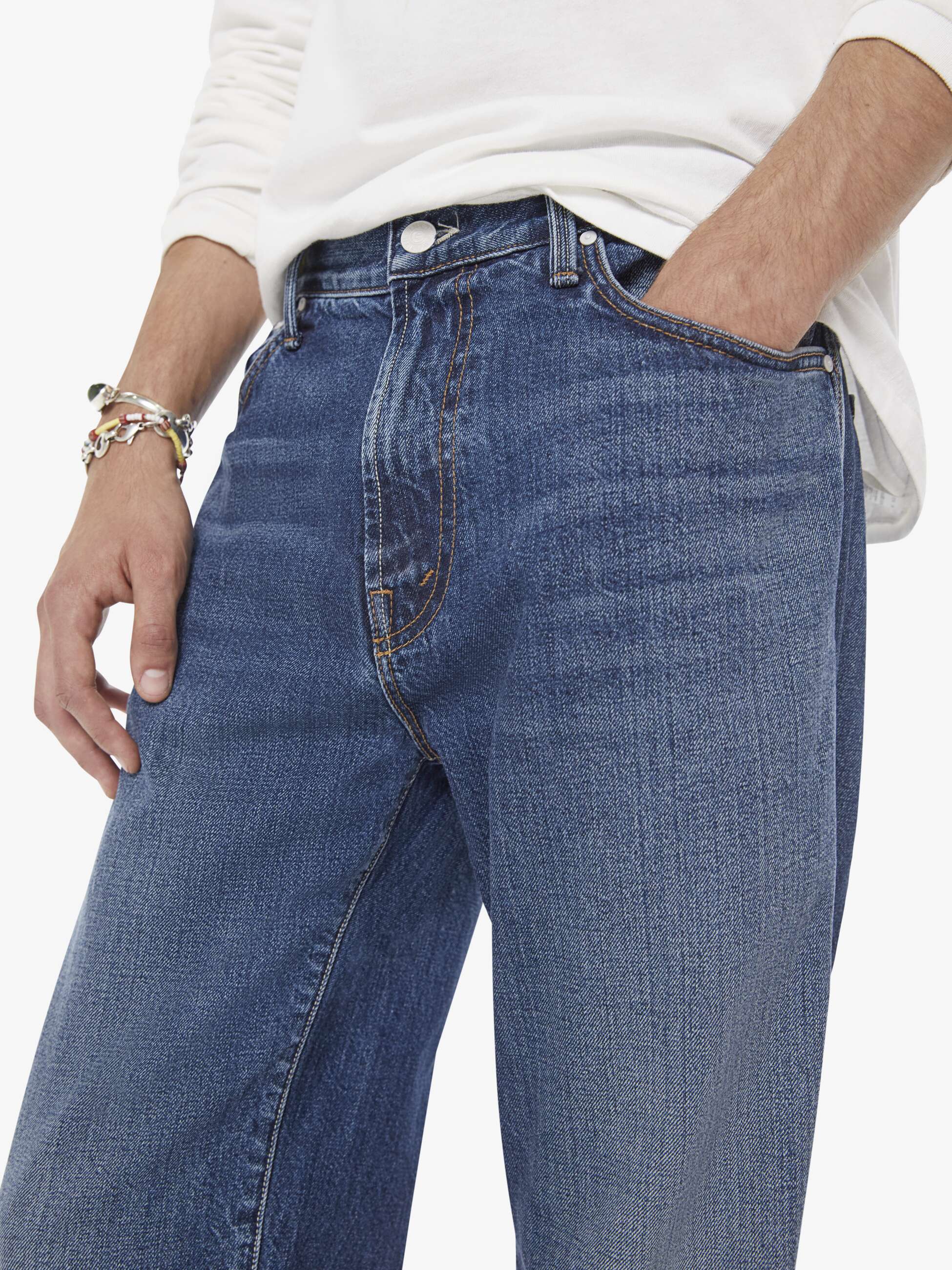 Men The Bronco | Mother Denim Blue (Medium)