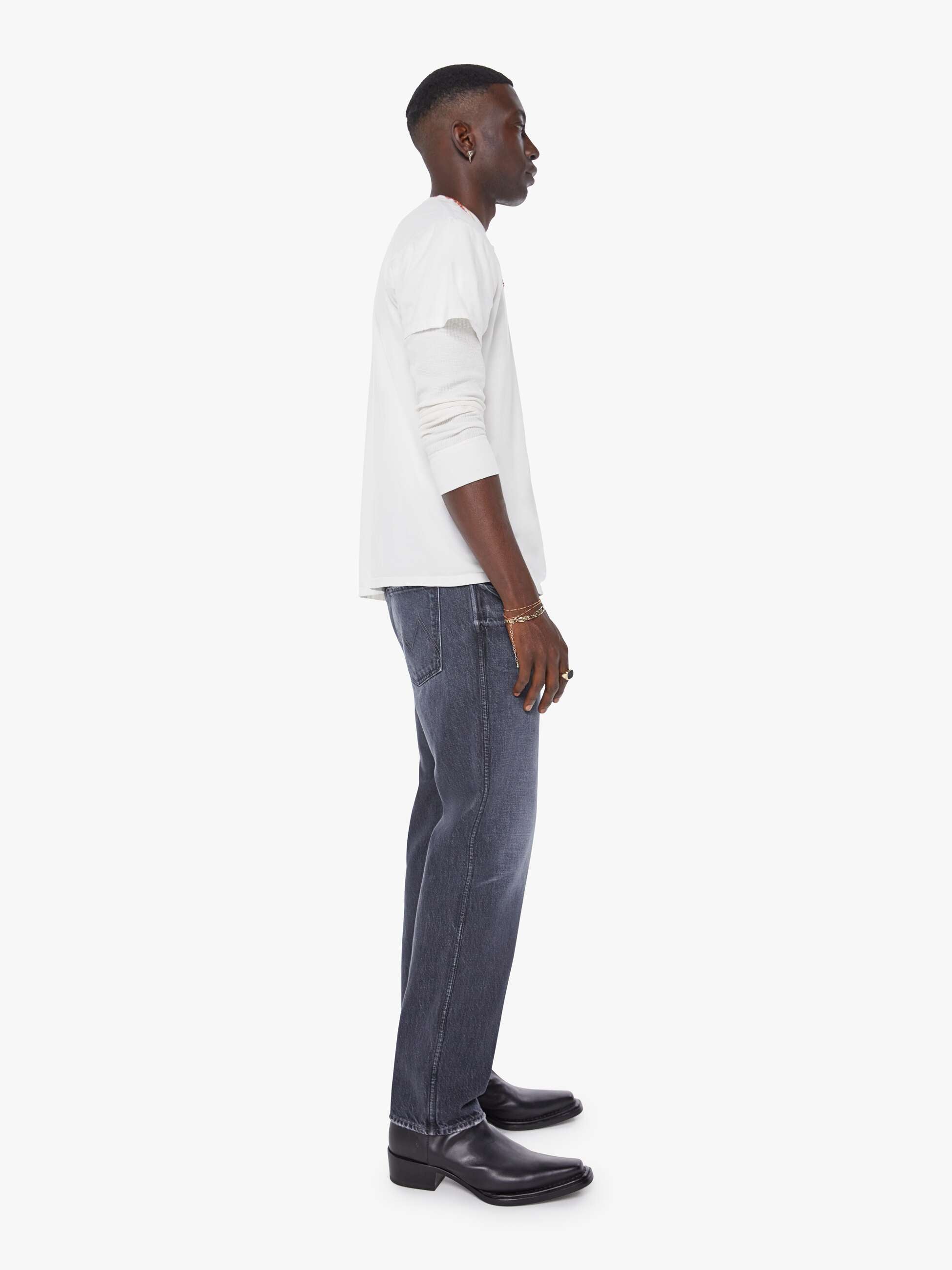 Men The Bronco | Mother Denim Black