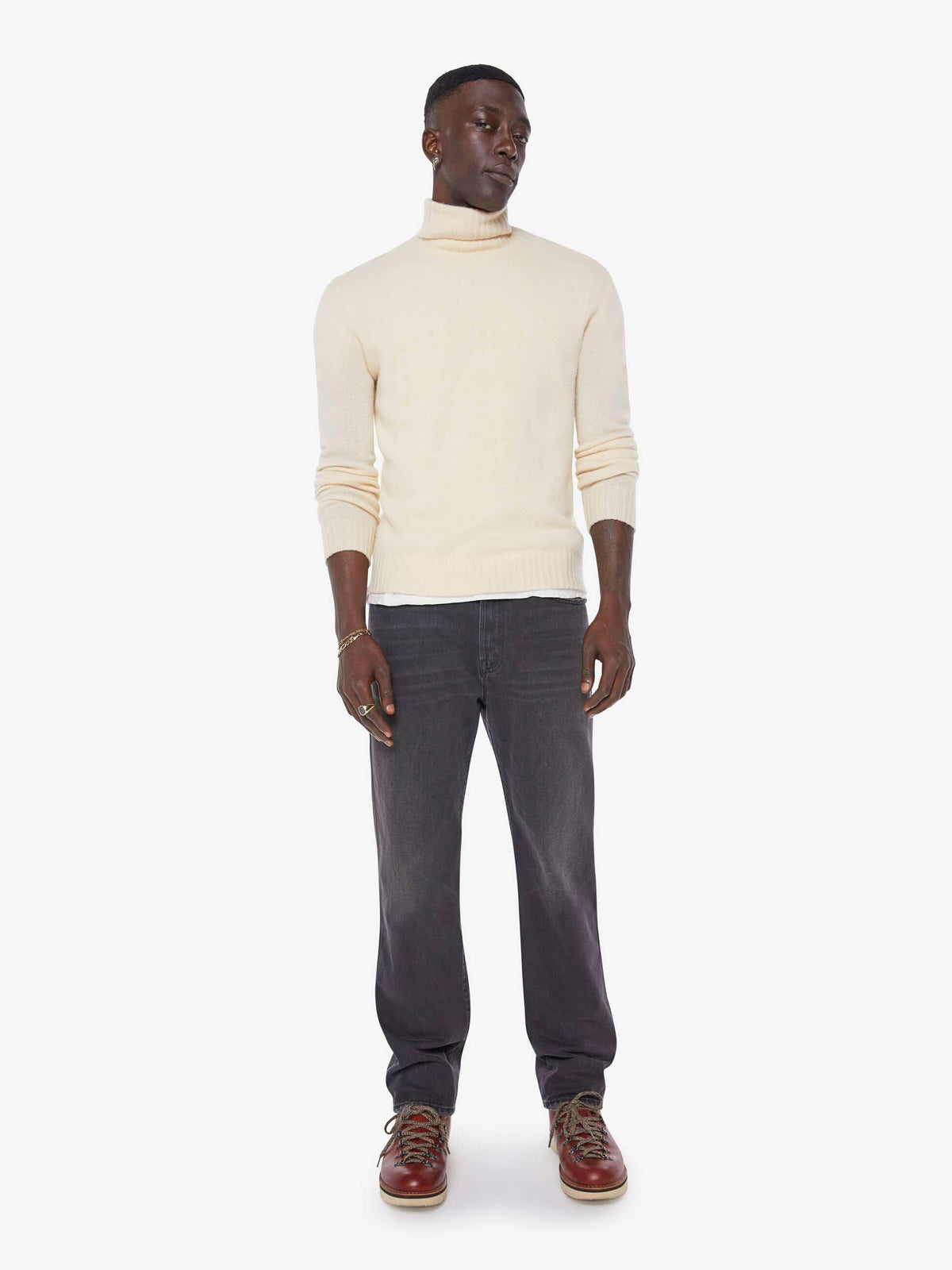 Men The Bronco | Mother Denim Black