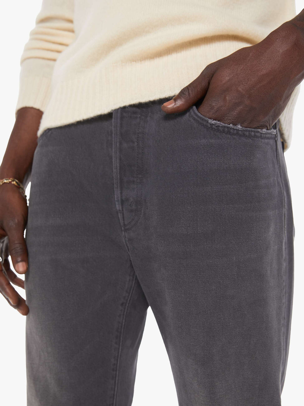 Men The Mega Neat | Mother Denim Black