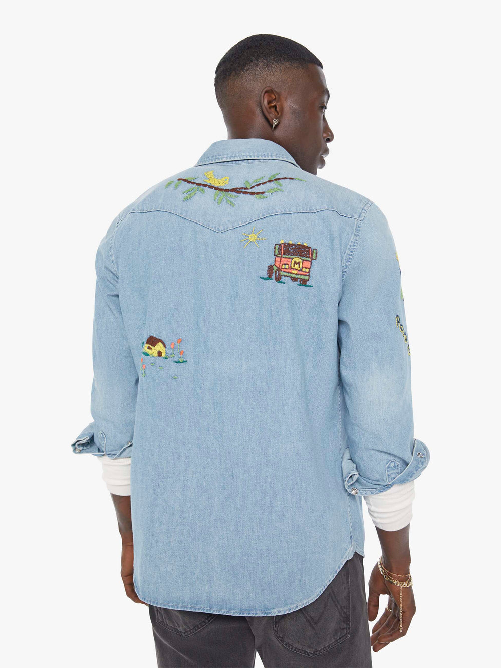 Men The City Slicker | Mother Denim Blue (Light-Pastel)