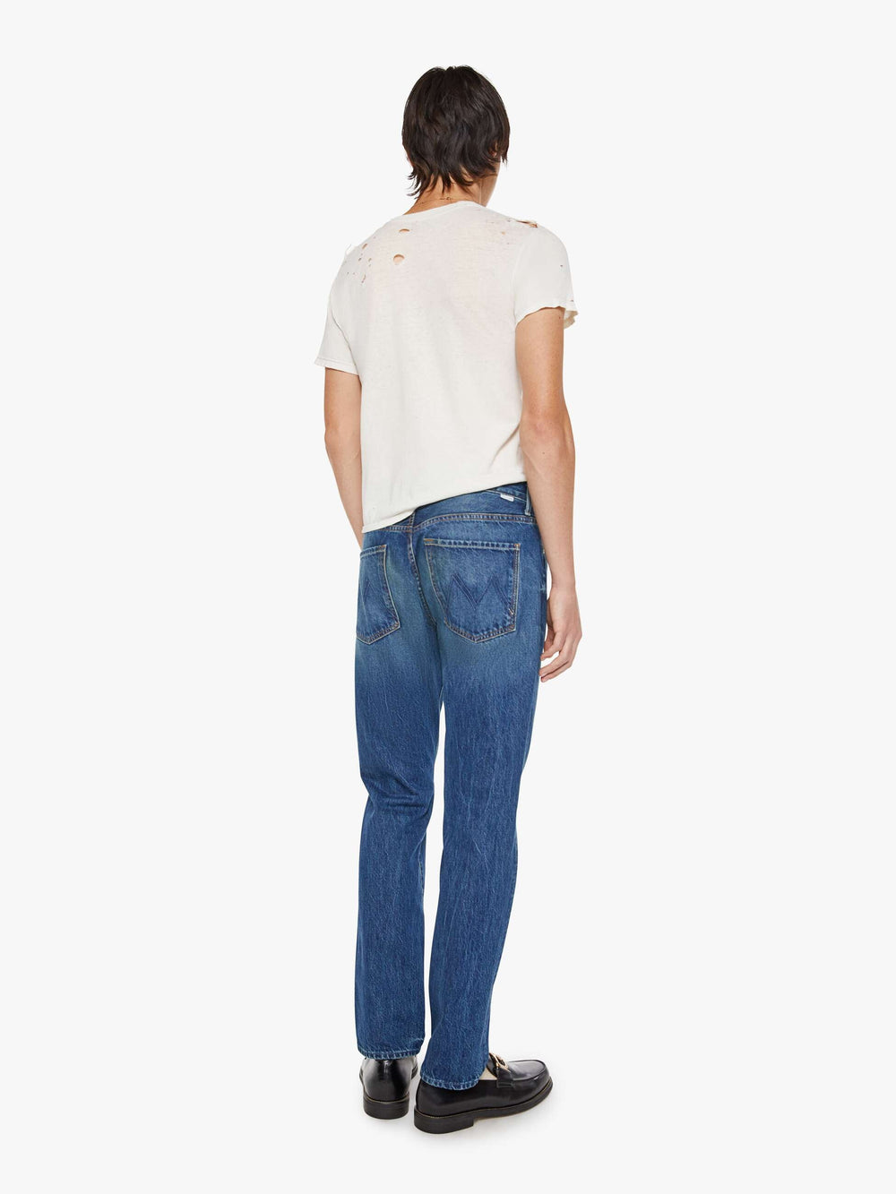 Men The Mega Neat | Mother Denim Blue (Medium)