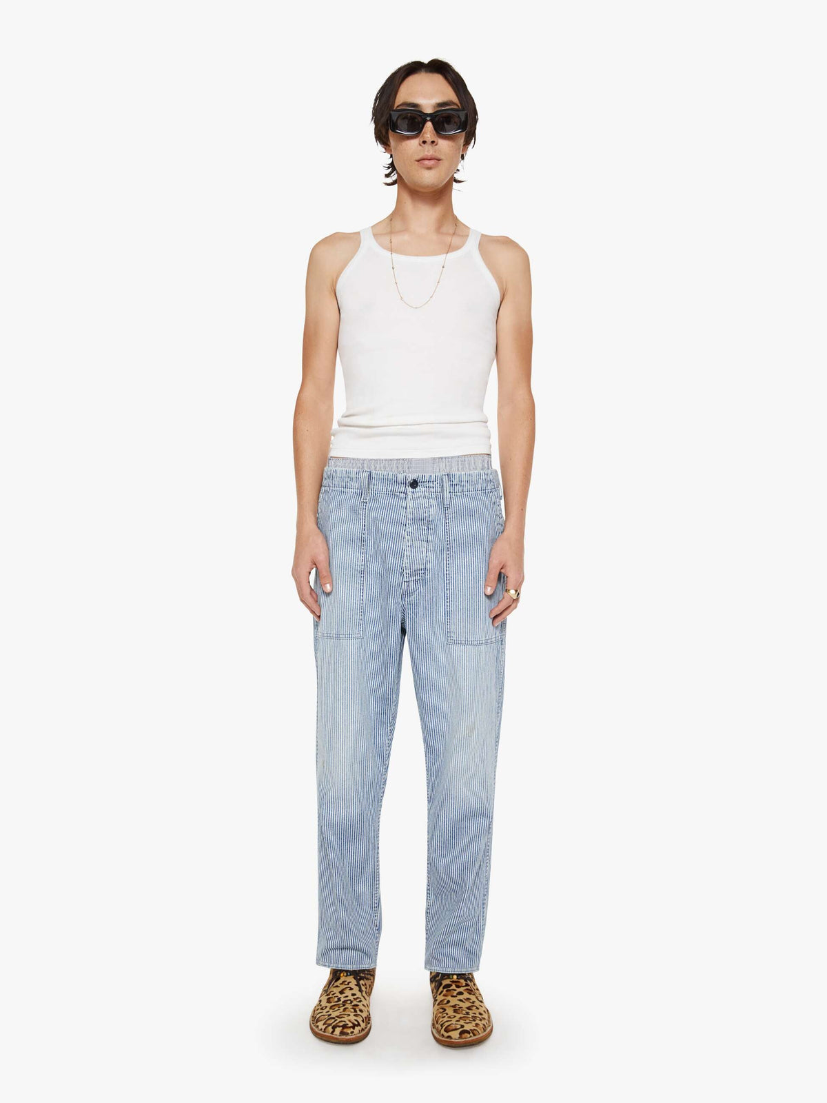 Men The Commando | Mother Denim Blue (Light-Pastel)