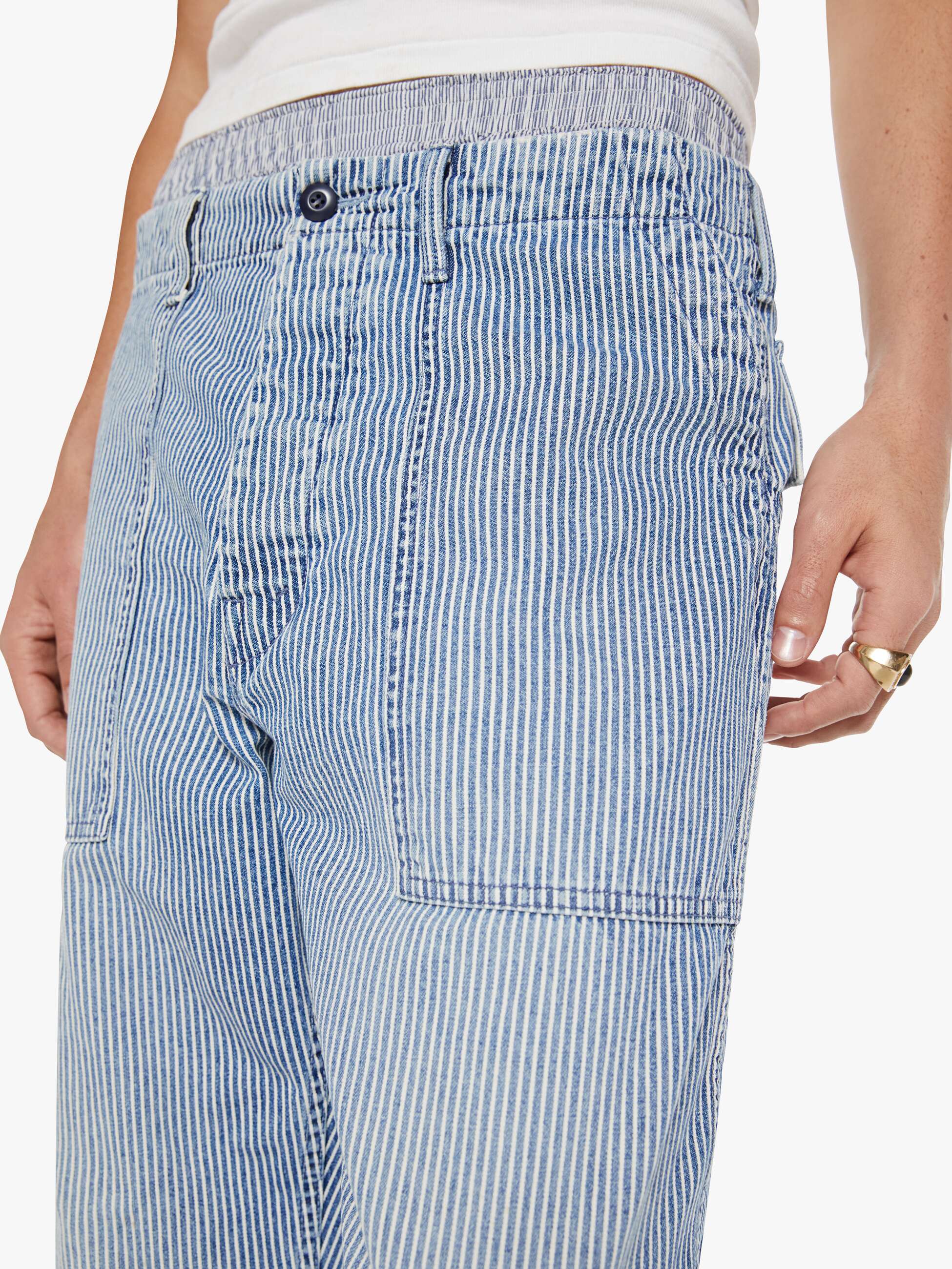 Men The Commando | Mother Denim Blue (Light-Pastel)