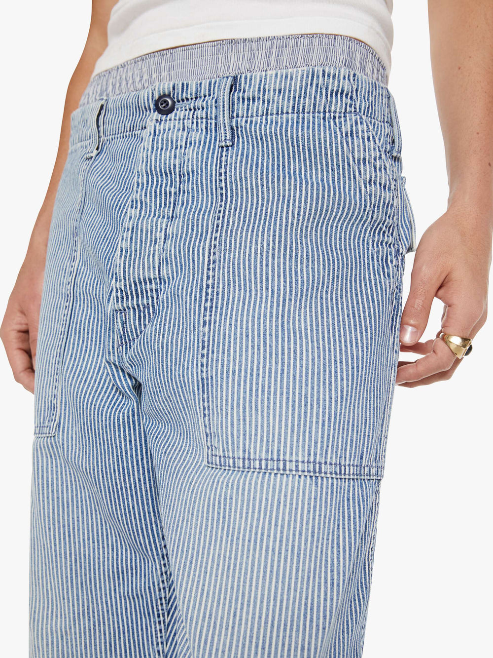 Men The Commando | Mother Denim Blue (Light-Pastel)