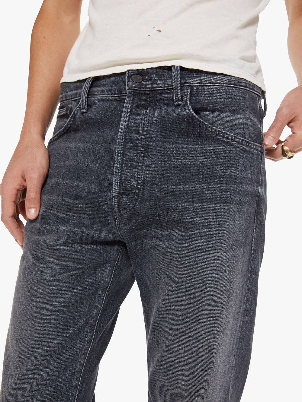 Men The Ace | Mother Denim Black