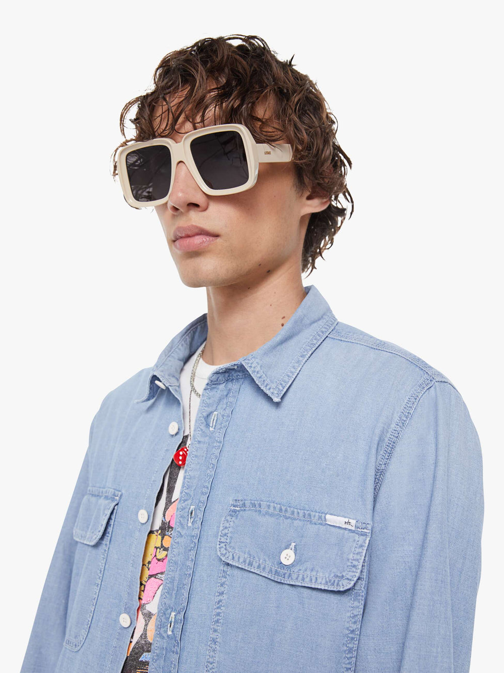Men The Rounded Freeze | Mother Denim Blue (Medium)