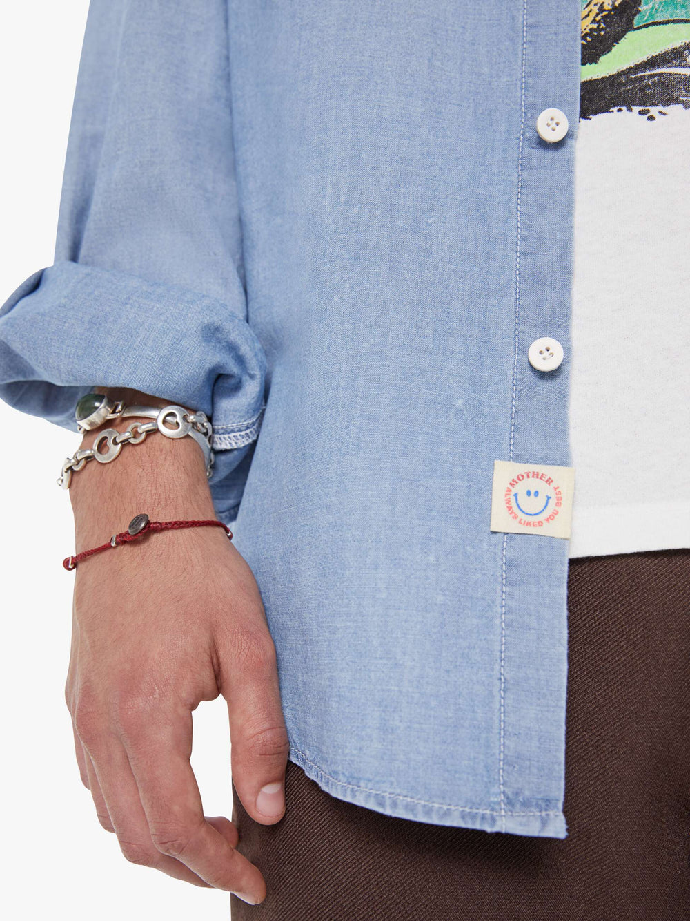 Men The Rounded Freeze | Mother Denim Blue (Medium)