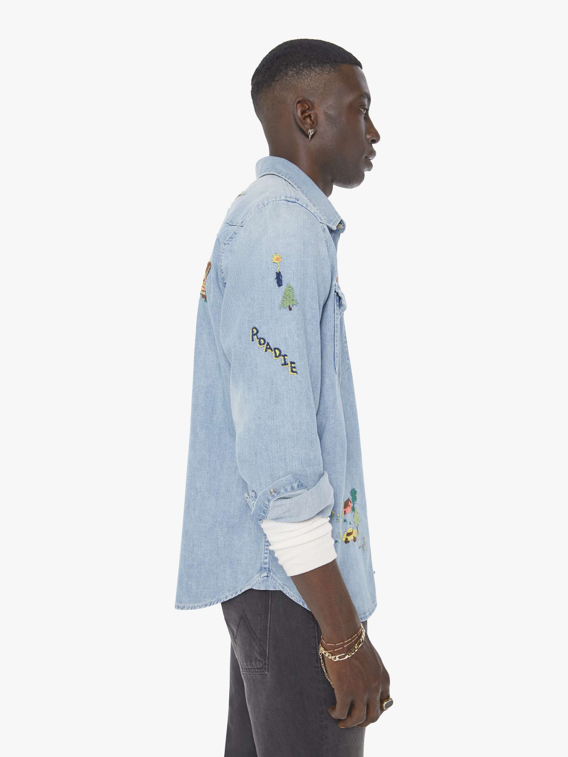 Men The City Slicker | Mother Denim Blue (Light-Pastel)