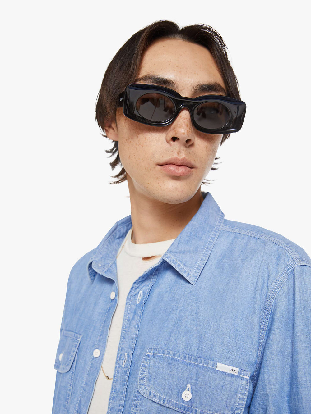 Men The Rounded Freeze | Mother Denim Blue (Medium)