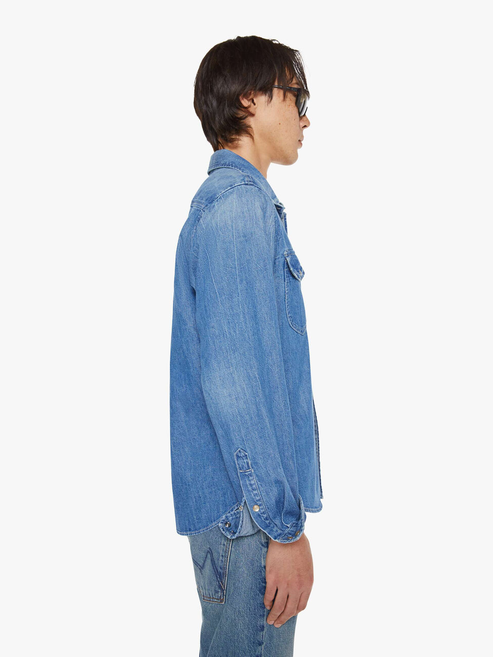 Men The Speed Date | Mother Denim Blue (Medium)