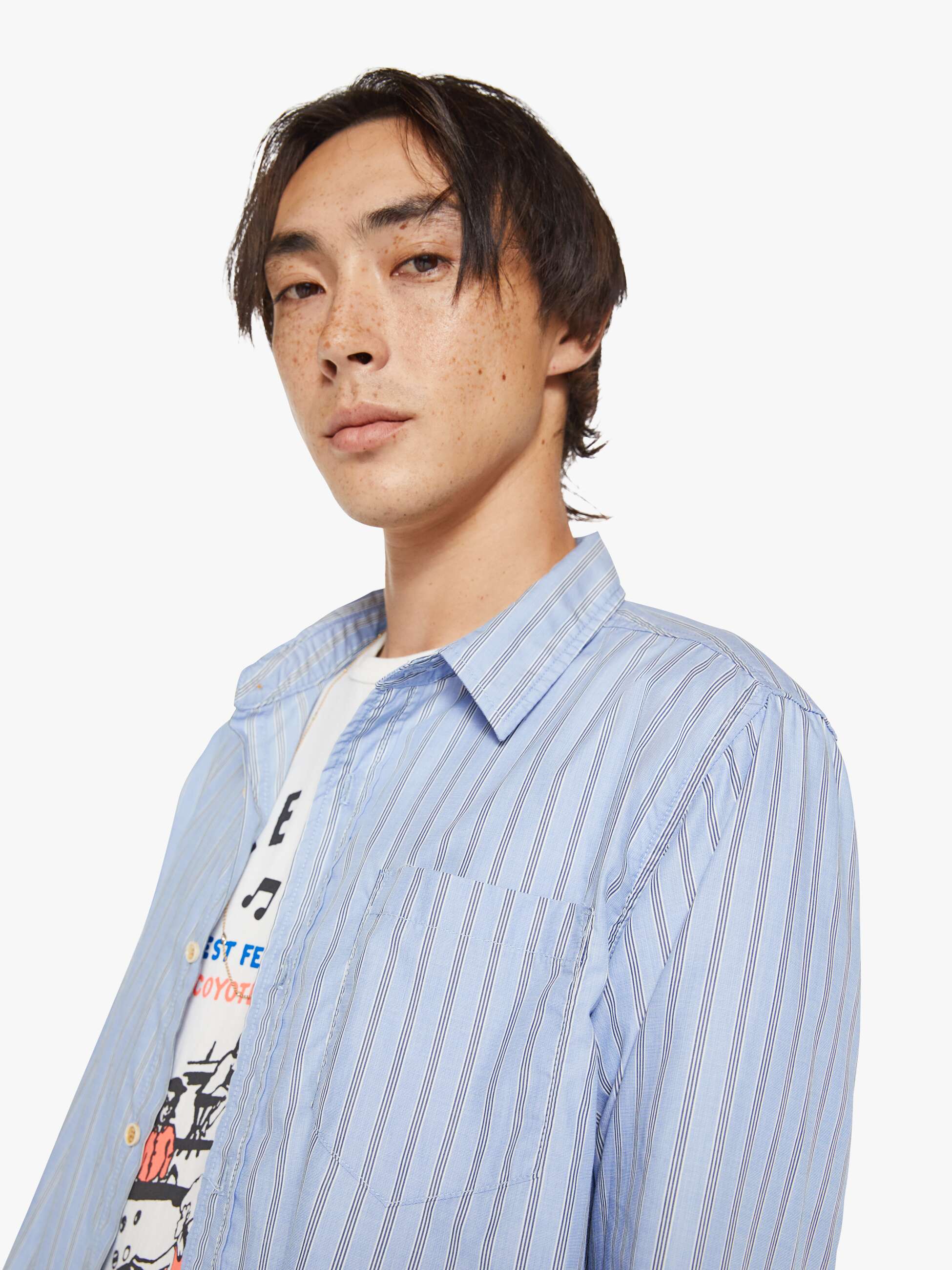 Men The Back To Square One | Mother Denim Blue (Light-Pastel)