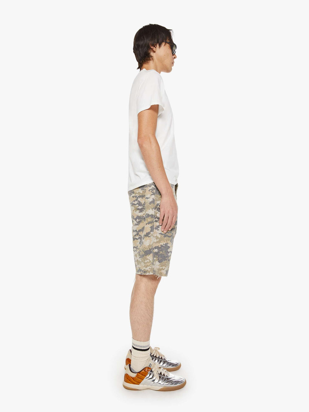 Men The Bees Knees Short Fray | Mother Denim What The Duck Camo