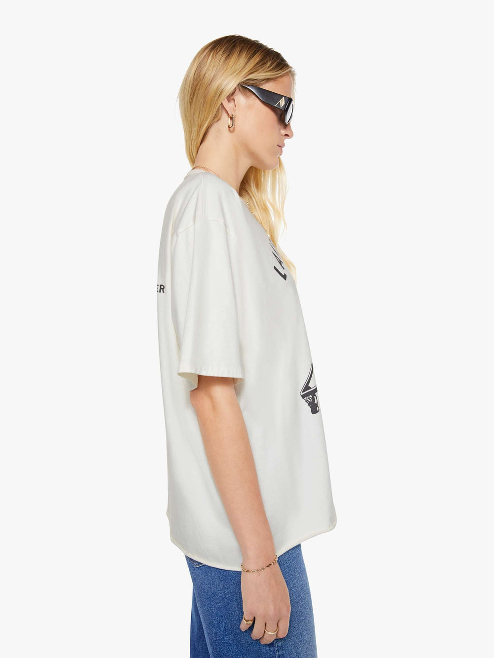 Men The Cut Off Coops Tee | Mother Denim White