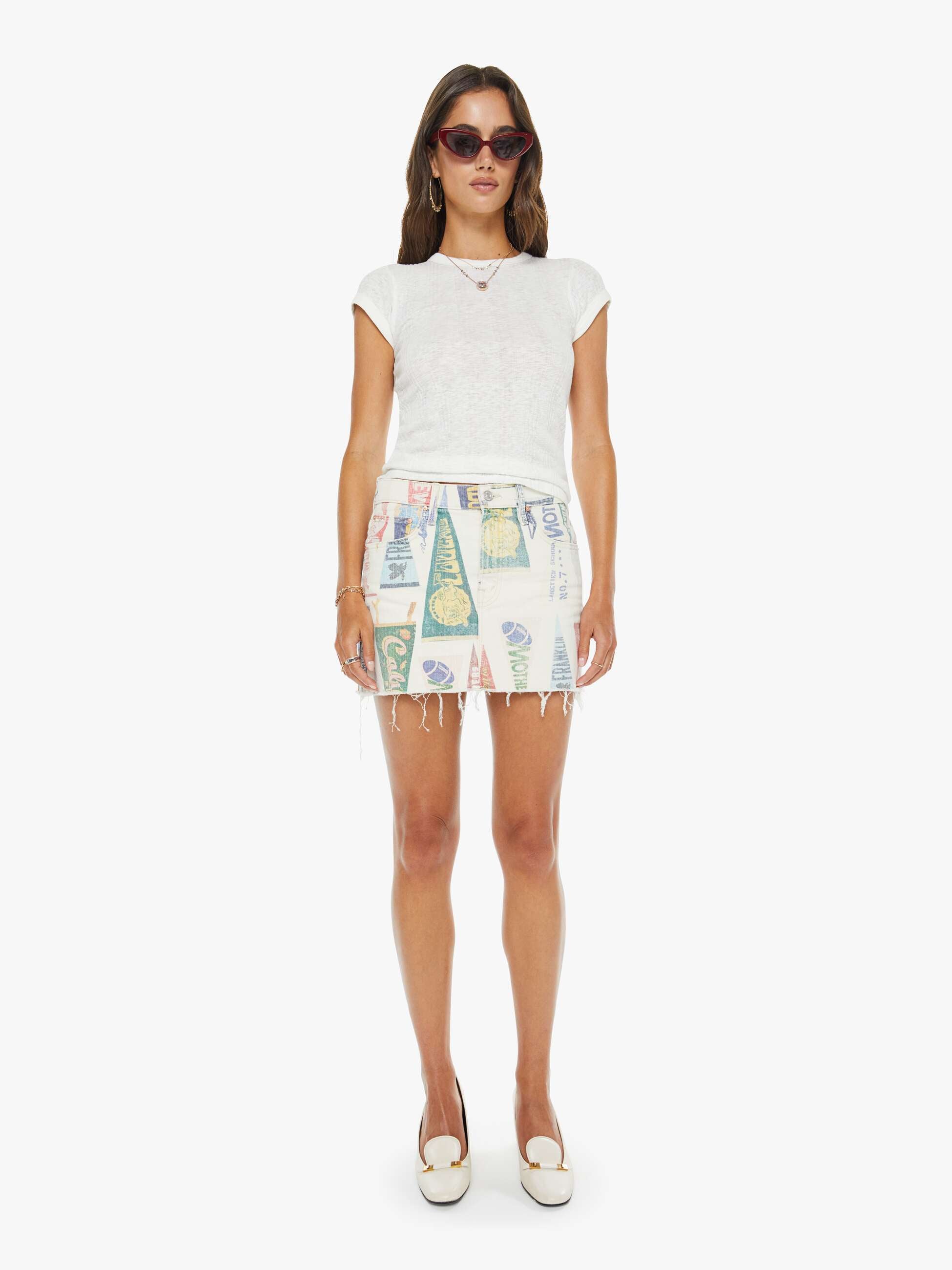 Women The Ditcher Mini Fray | Mother Denim Pep Rally