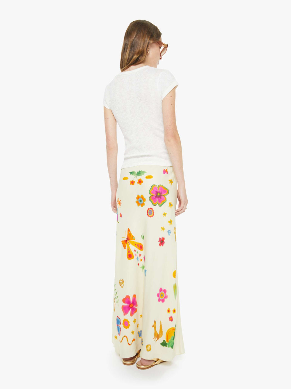 Women The Slip Through Your Fingers | Mother Denim Mystical Garden