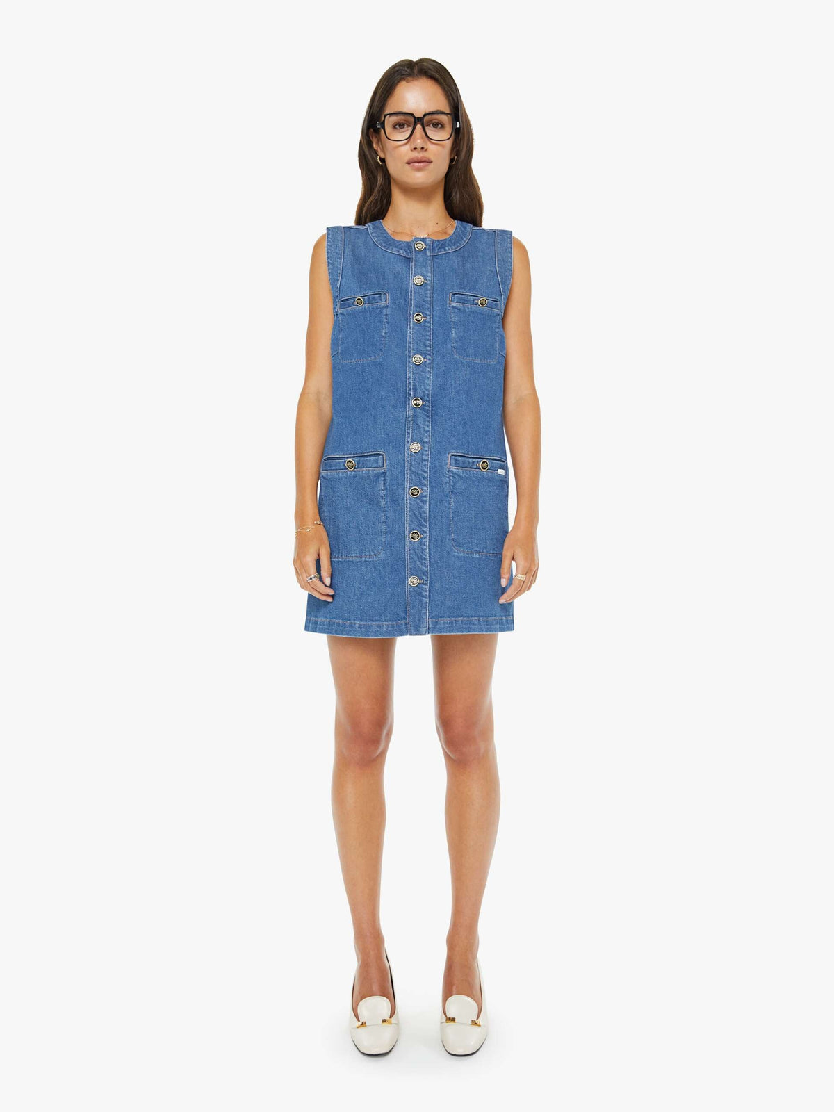 Women The Stashed Picky Mini Dress | Mother Denim Whisk Me Away