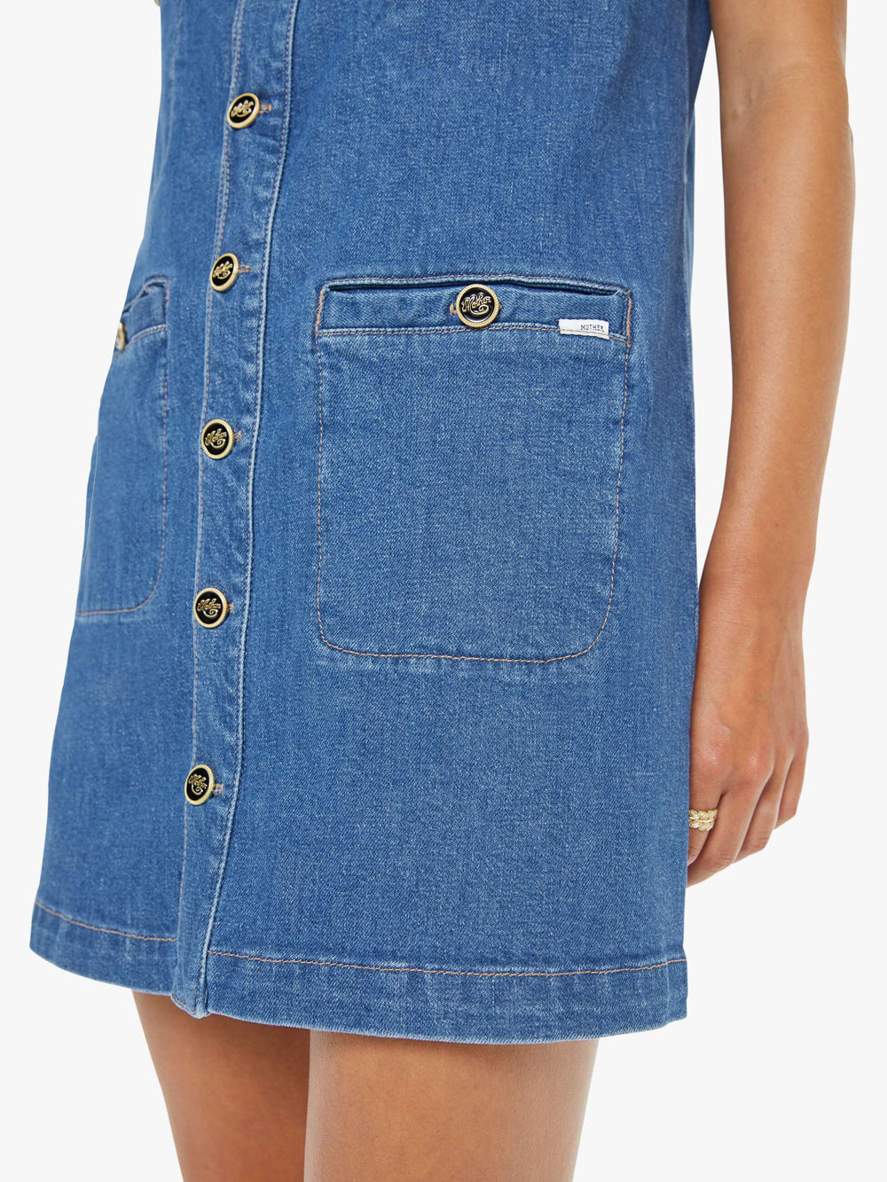 Women The Stashed Picky Mini Dress | Mother Denim Whisk Me Away