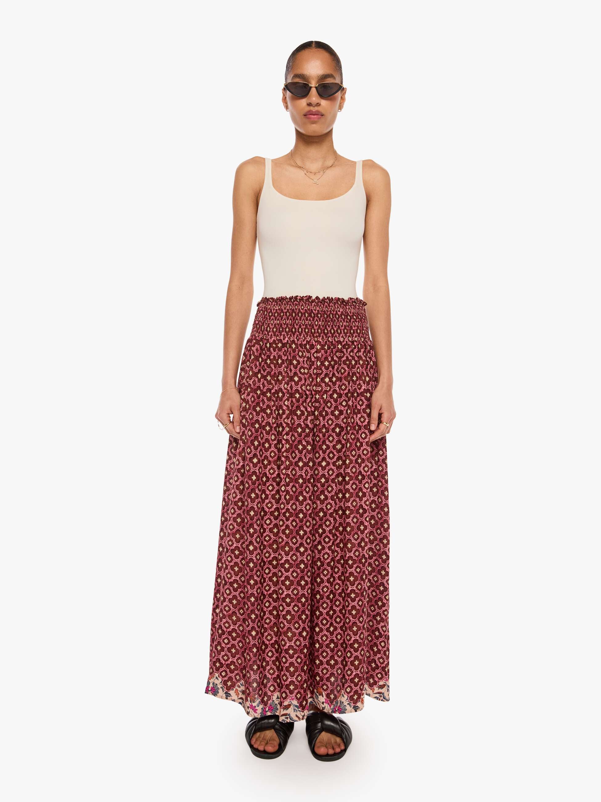 Women Natalie Martin Bella Skirt | Mother Denim MOSAIC SPICE