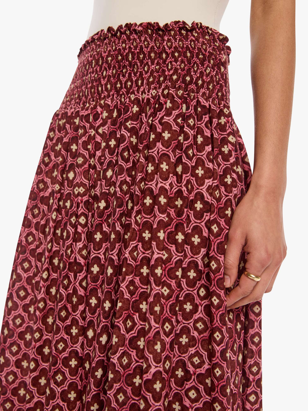Women Natalie Martin Bella Skirt | Mother Denim MOSAIC SPICE