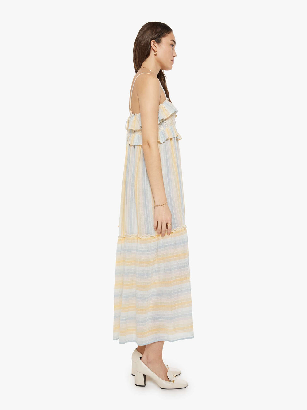 Women Alix of Bohemia Ida Dress | Mother Denim SUNWASH STRIPE