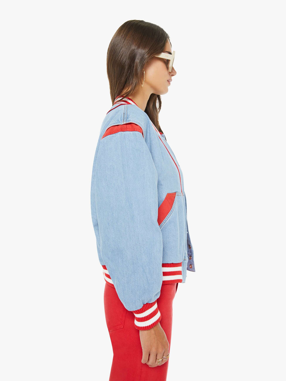 Women The Three Strikes Jacket | Mother Denim Grand Slam